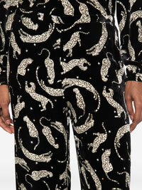 Forte Forte Women Pritned Velvet Trousers