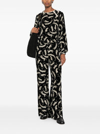 Forte Forte Women Pritned Velvet Trousers