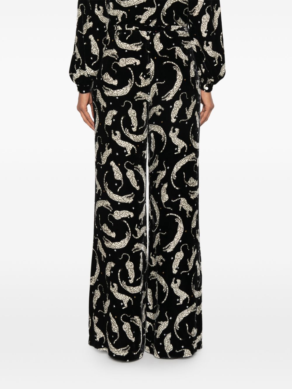 Forte Forte Women Pritned Velvet Trousers