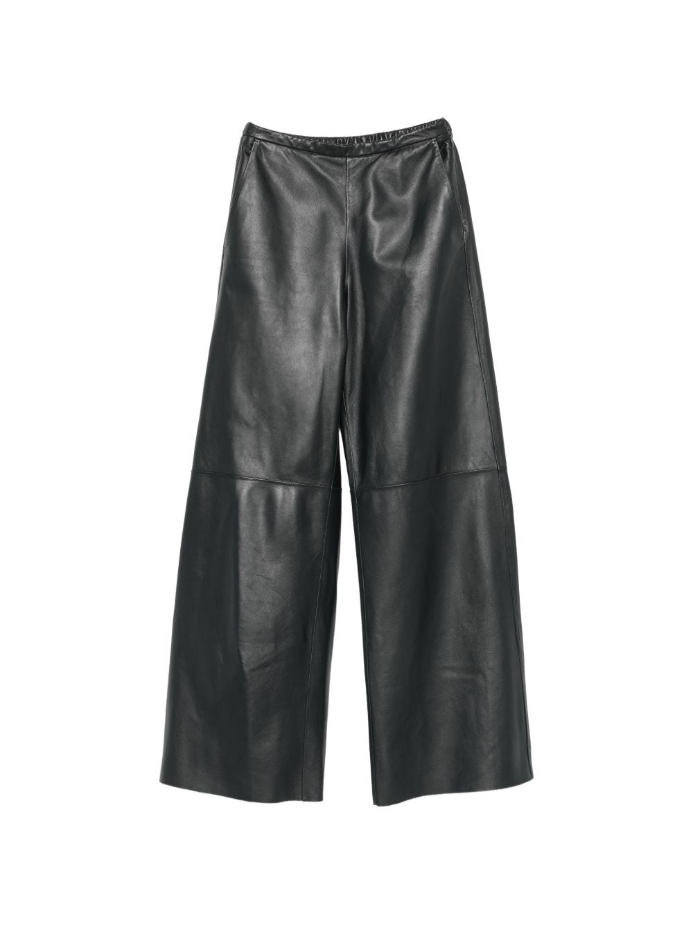 Forte Forte Women Leather High-Waisted Trousers