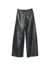 Forte Forte Women Leather High-Waisted Trousers