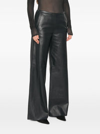 Forte Forte Women Leather High-Waisted Trousers