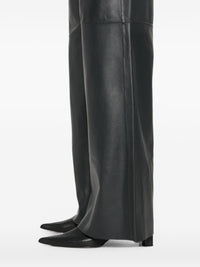 Forte Forte Women Leather High-Waisted Trousers