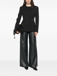 Forte Forte Women Leather High-Waisted Trousers