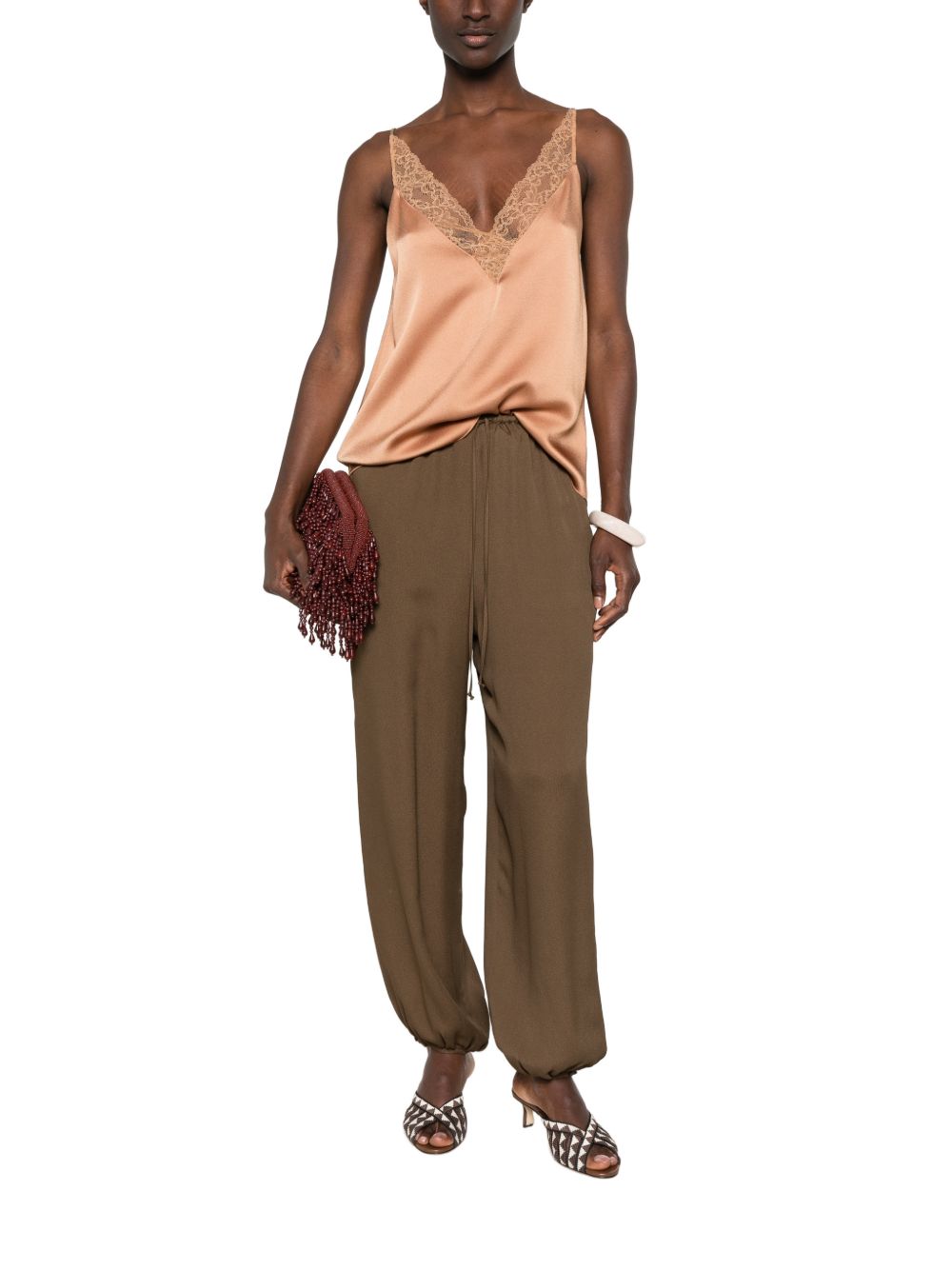 Forte Forte Women Lace Detail V-Necked Top