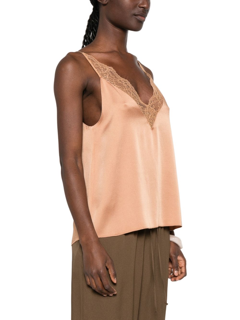 Forte Forte Women Lace Detail V-Necked Top