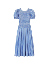 Ganni Women Organic Cotton Midi Dress