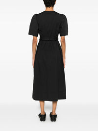 Ganni Women Organic Cotton Midi Dress