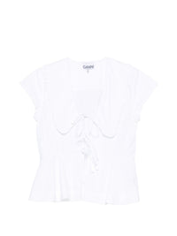 Ganni Women Organic Cotton Top