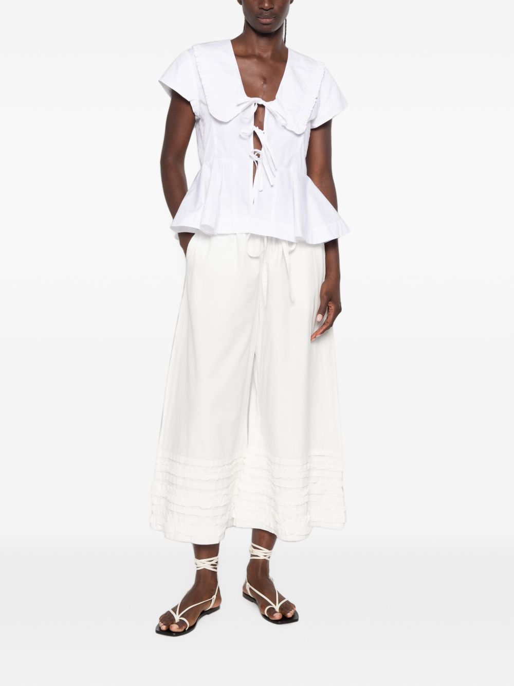 Ganni Women Organic Cotton Top