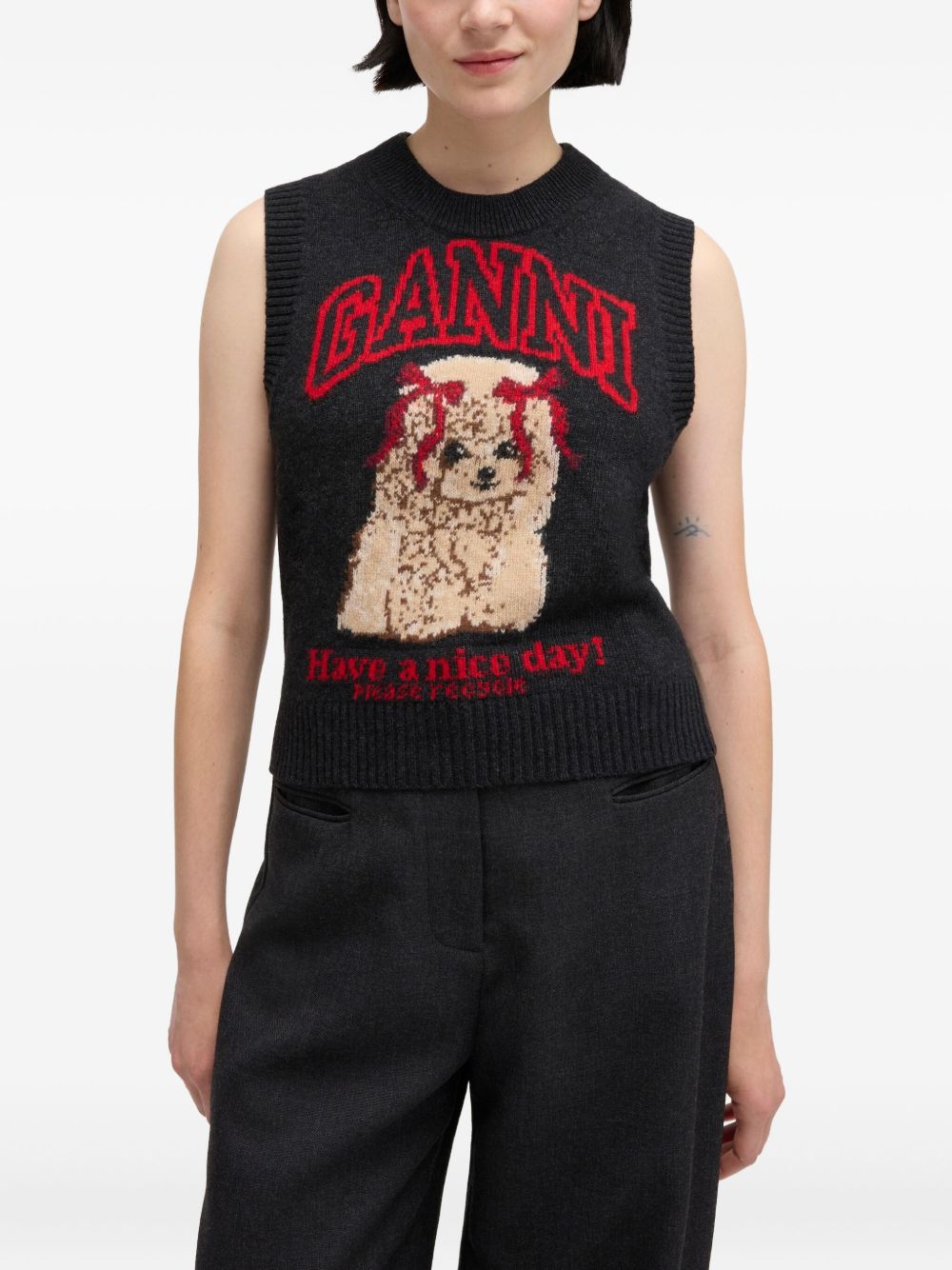 GANNI Ganni Women Wool Vest