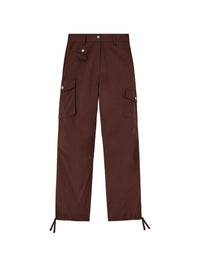 Ganni Women Organic Cotton Cargo Trousers