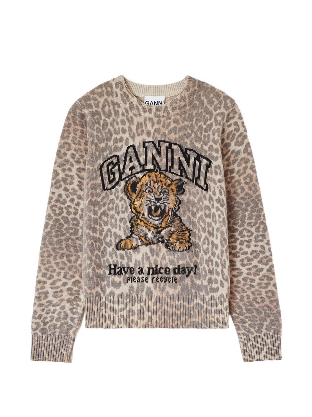 GANNI Ganni Women Wool Crewneck Sweater