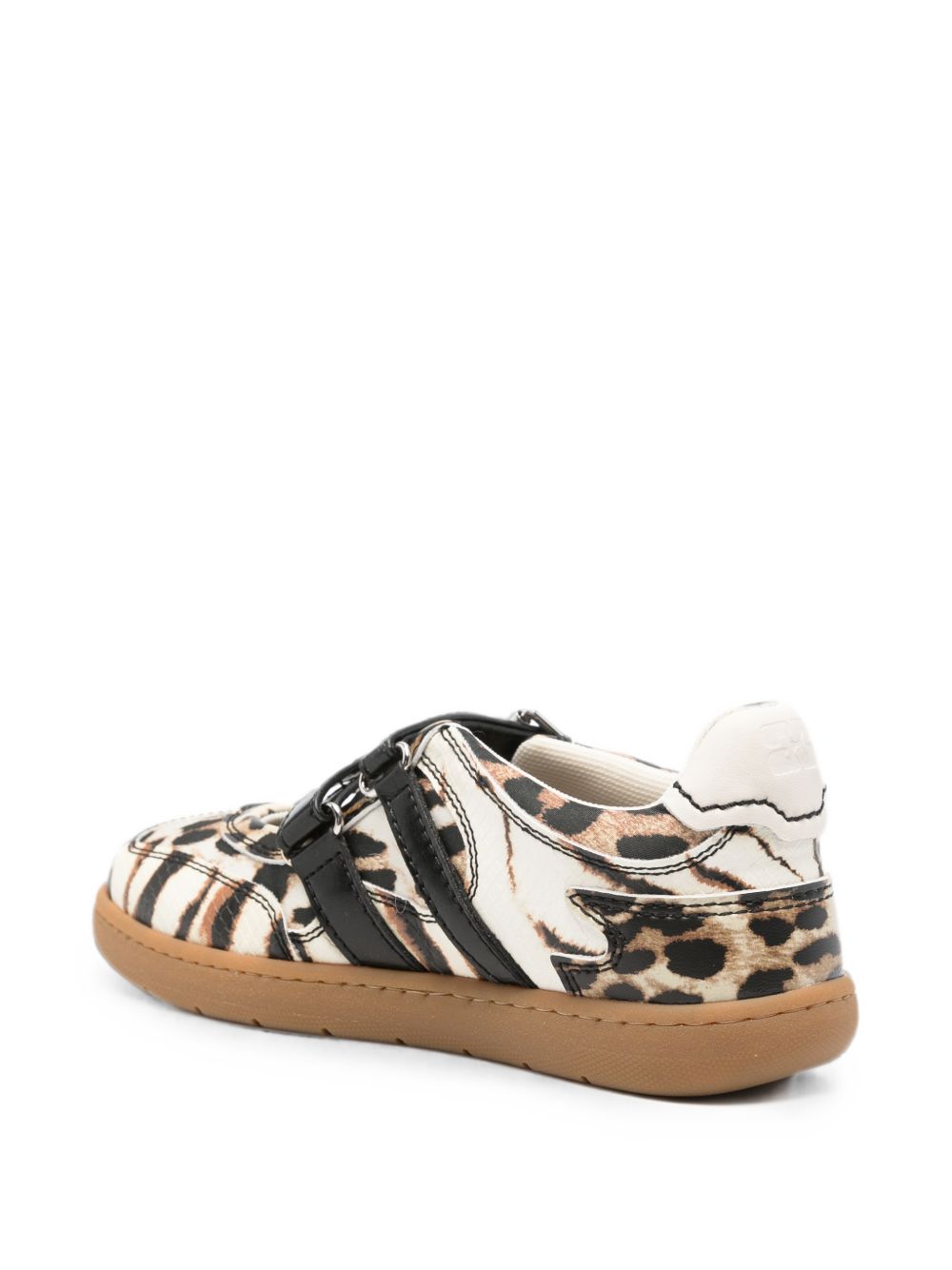 Ganni Women Zebra Print Ballet Flats