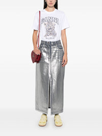 GANNI Ganni Women Printed Cotton T-Shirt
