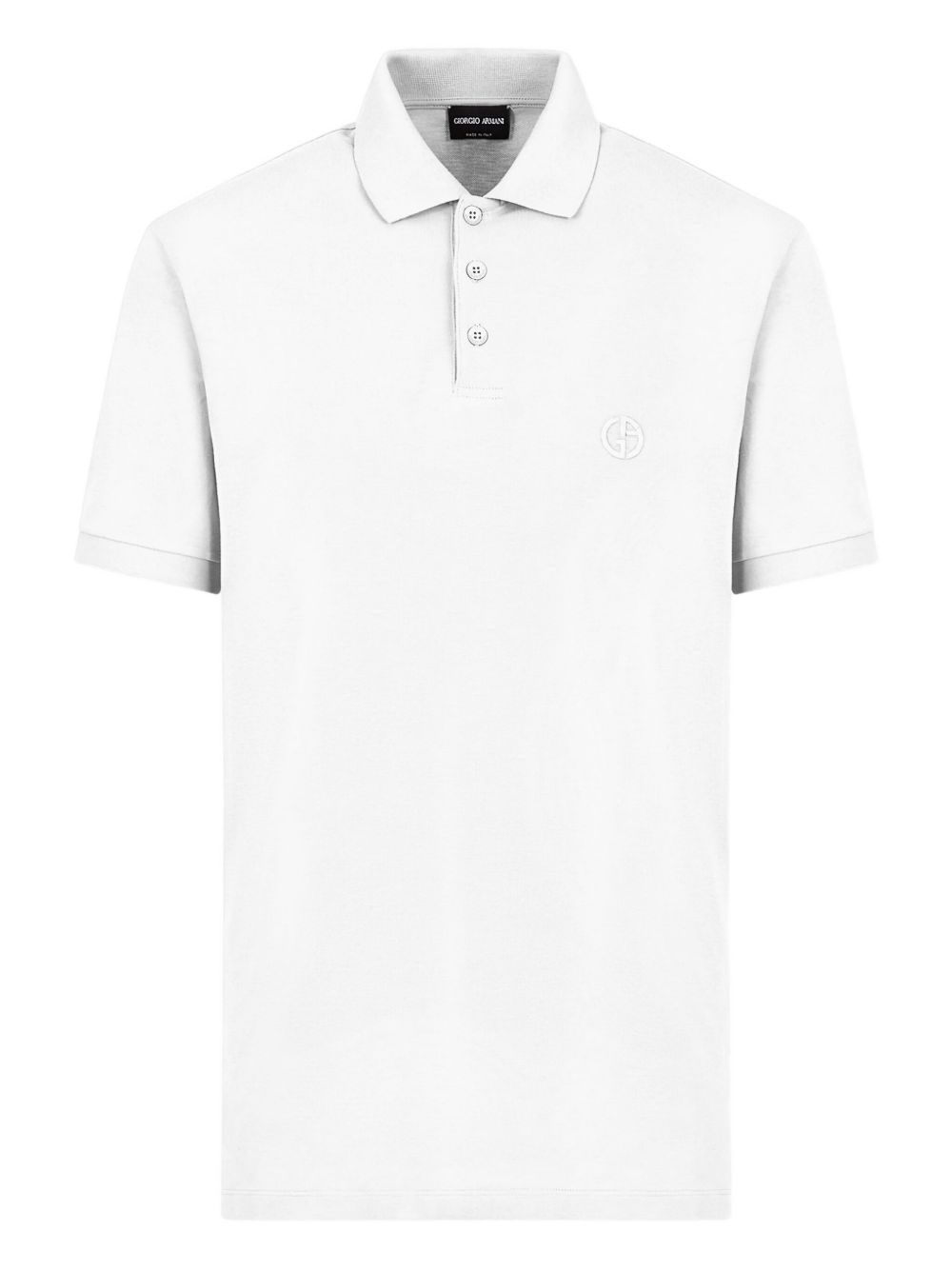 GIORGIO ARMANI Giorgio Armani Men Logo Cotton Polo Shirt