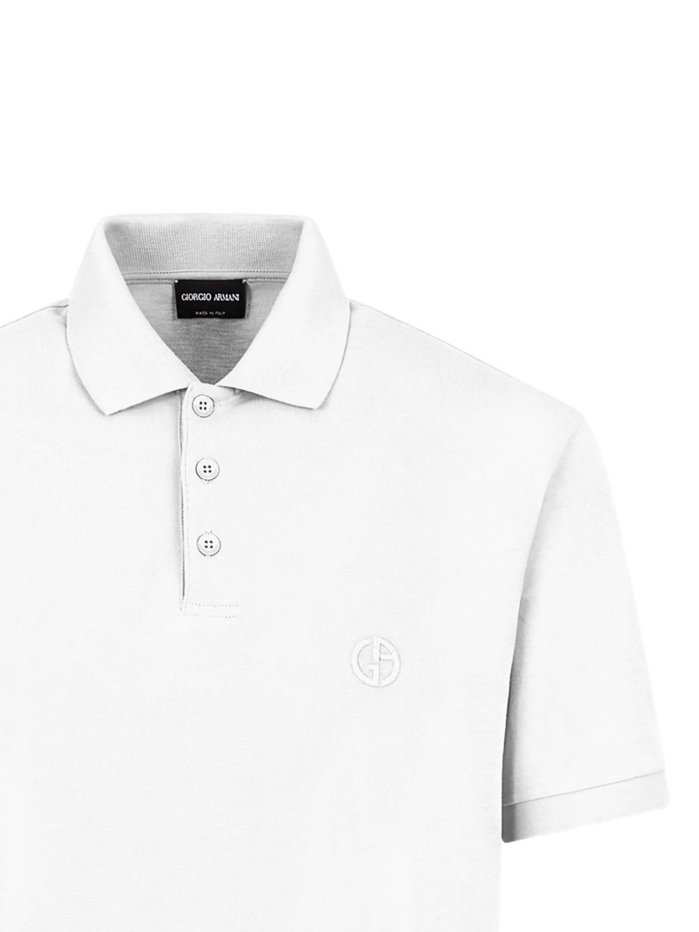 GIORGIO ARMANI Giorgio Armani Men Logo Cotton Polo Shirt