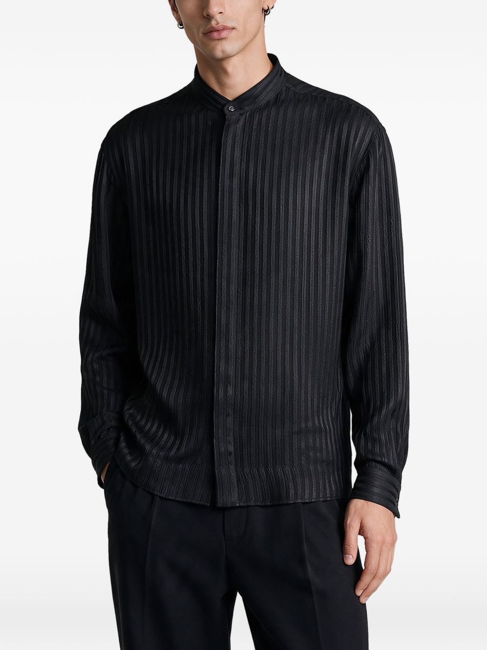 GIORGIO ARMANI Giorgio Armani Men Striped Shirt