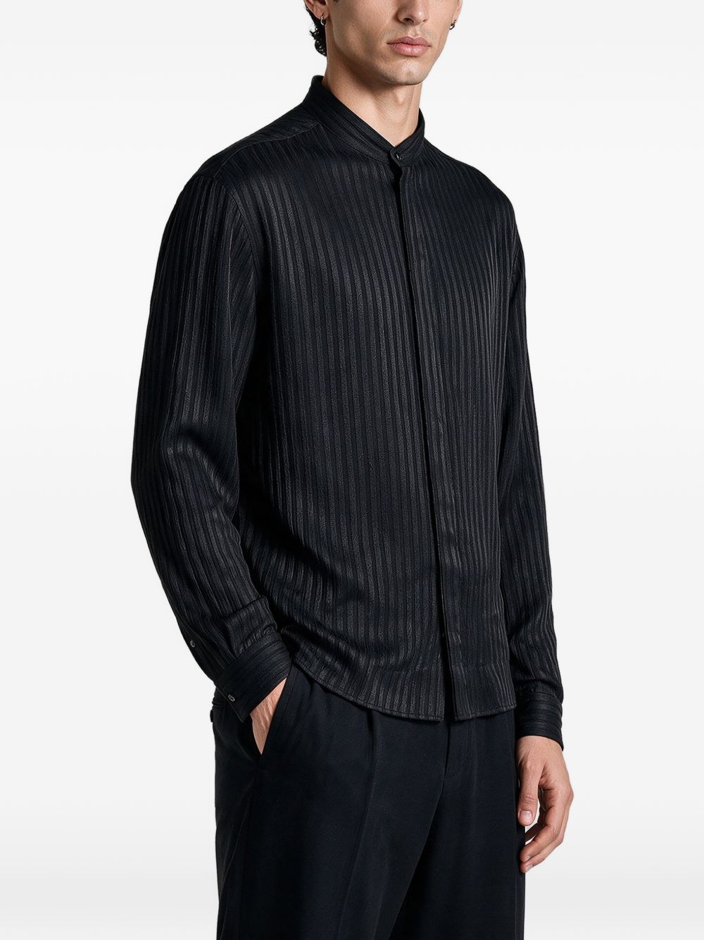 GIORGIO ARMANI Giorgio Armani Men Striped Shirt