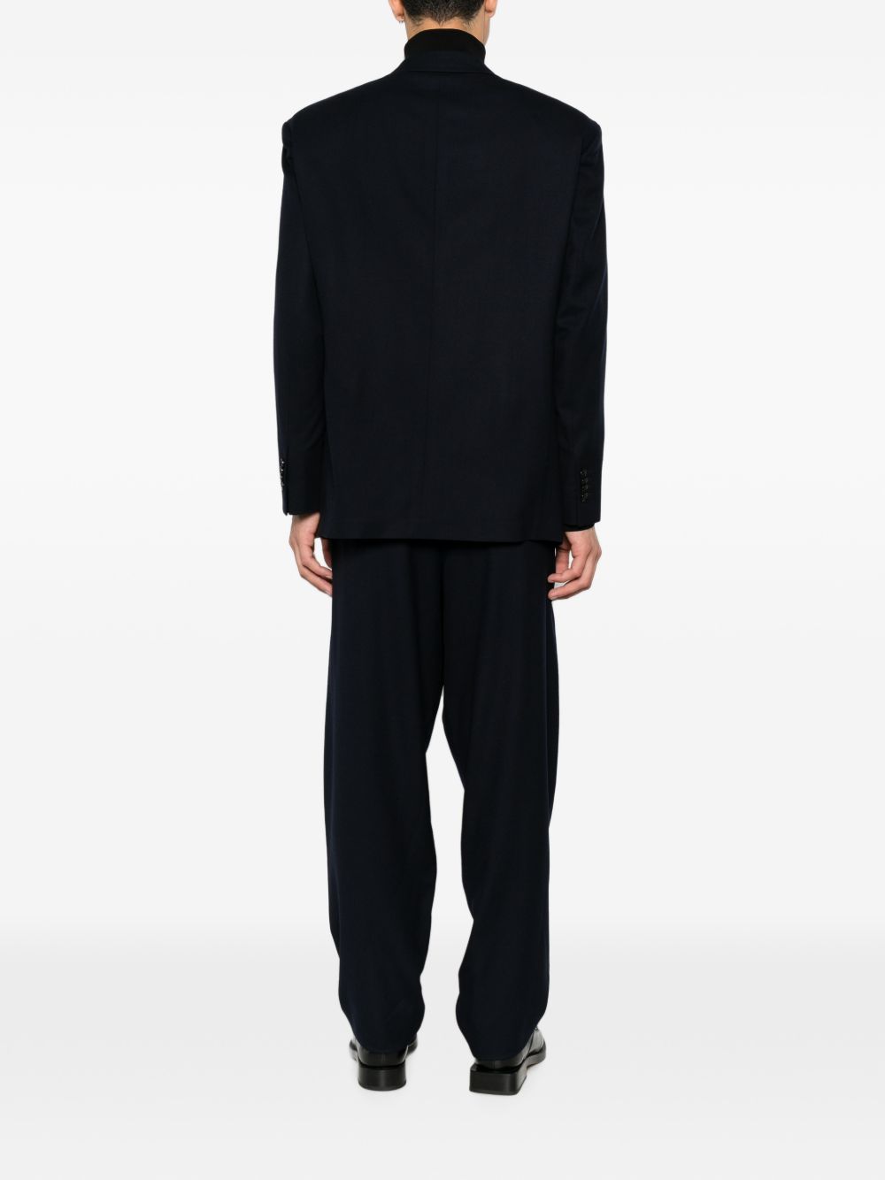 Giorgio Armani Men Wool Double-Breasted Suit