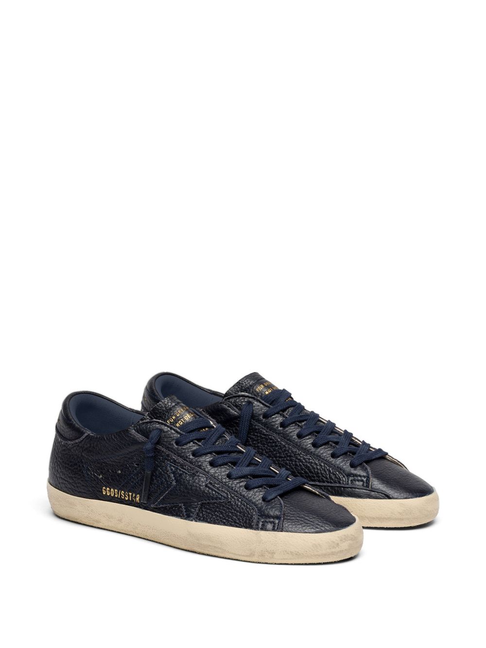 Golden Goose Men Super-Star Leather Sneakers