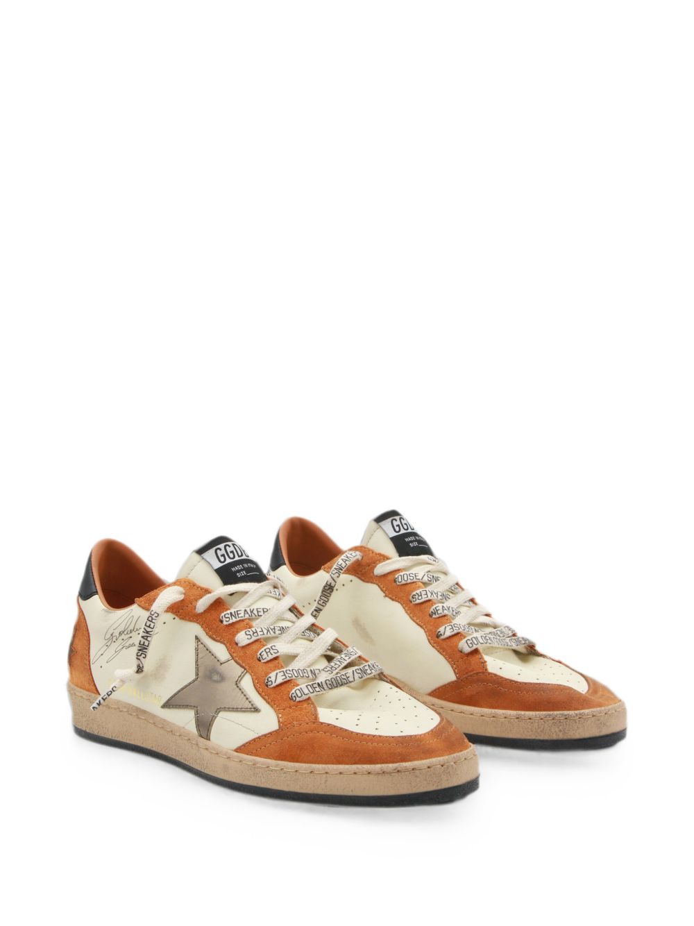 Golden Goose Men Ball Star Leather Sneakers