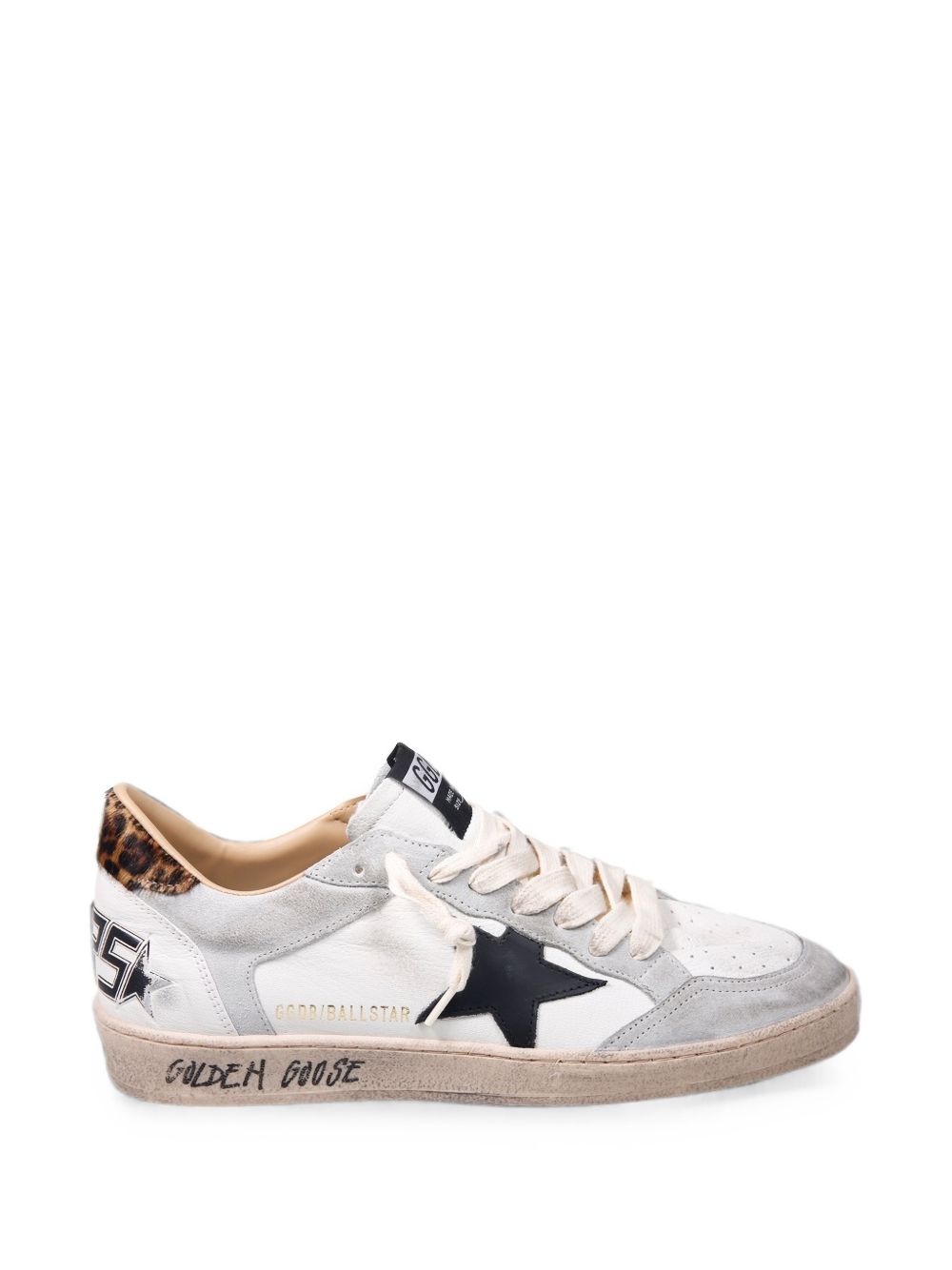 Golden Goose Men Ball Star Leather Sneakers