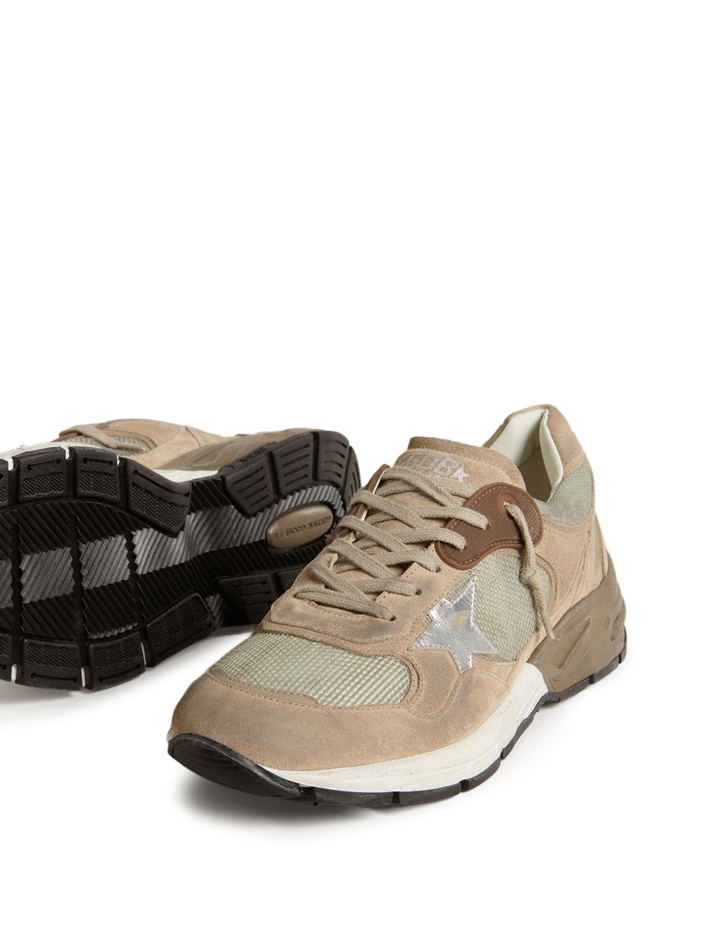 Golden Goose Men Running Dog Leather Sneakers