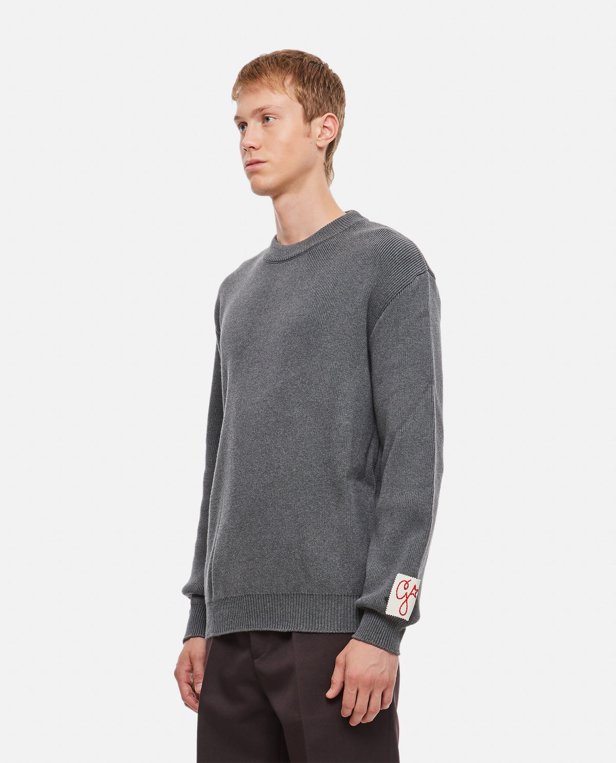 Golden Goose Men Cotton Crewneck Sweatshirt
