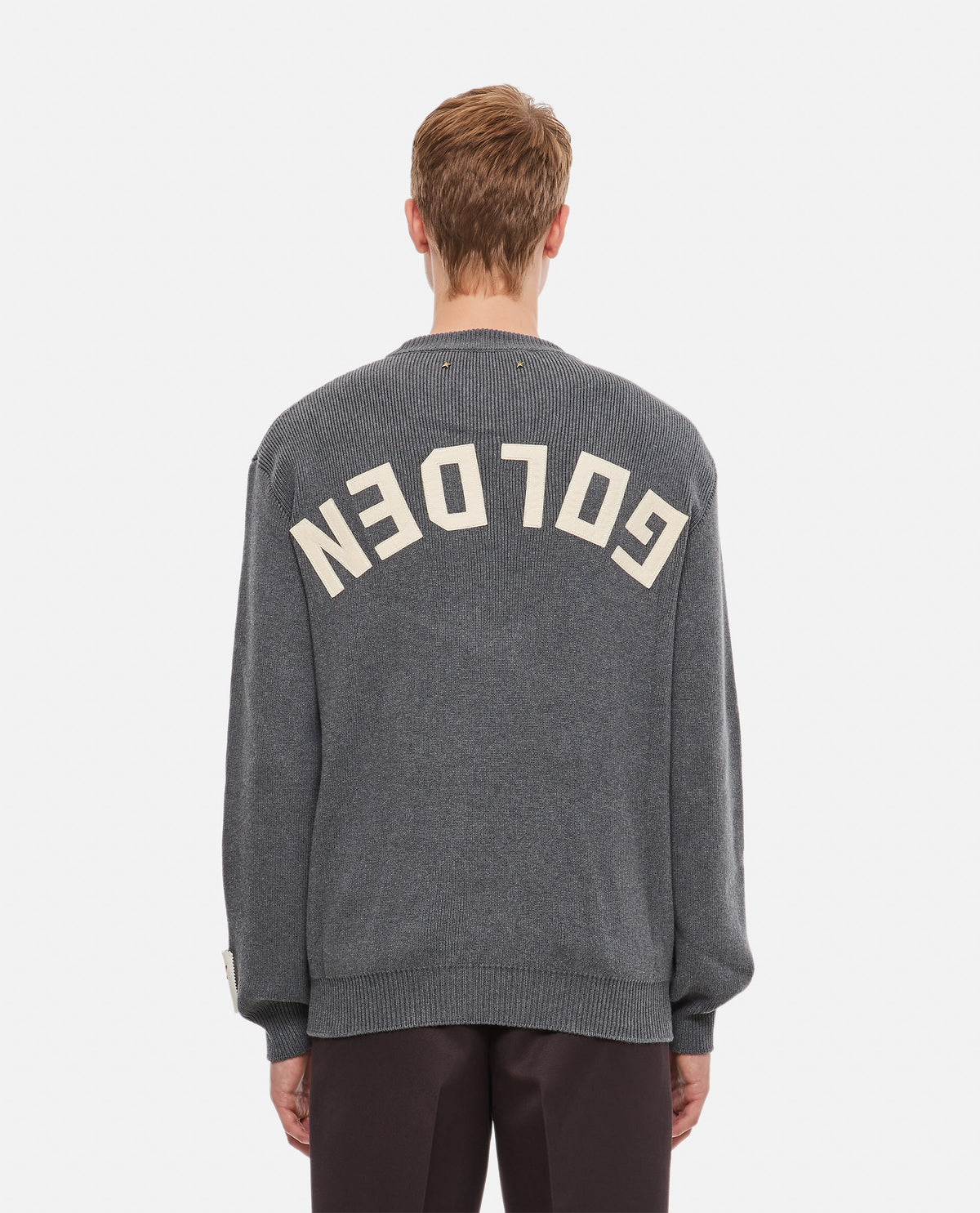 Golden Goose Men Cotton Crewneck Sweatshirt