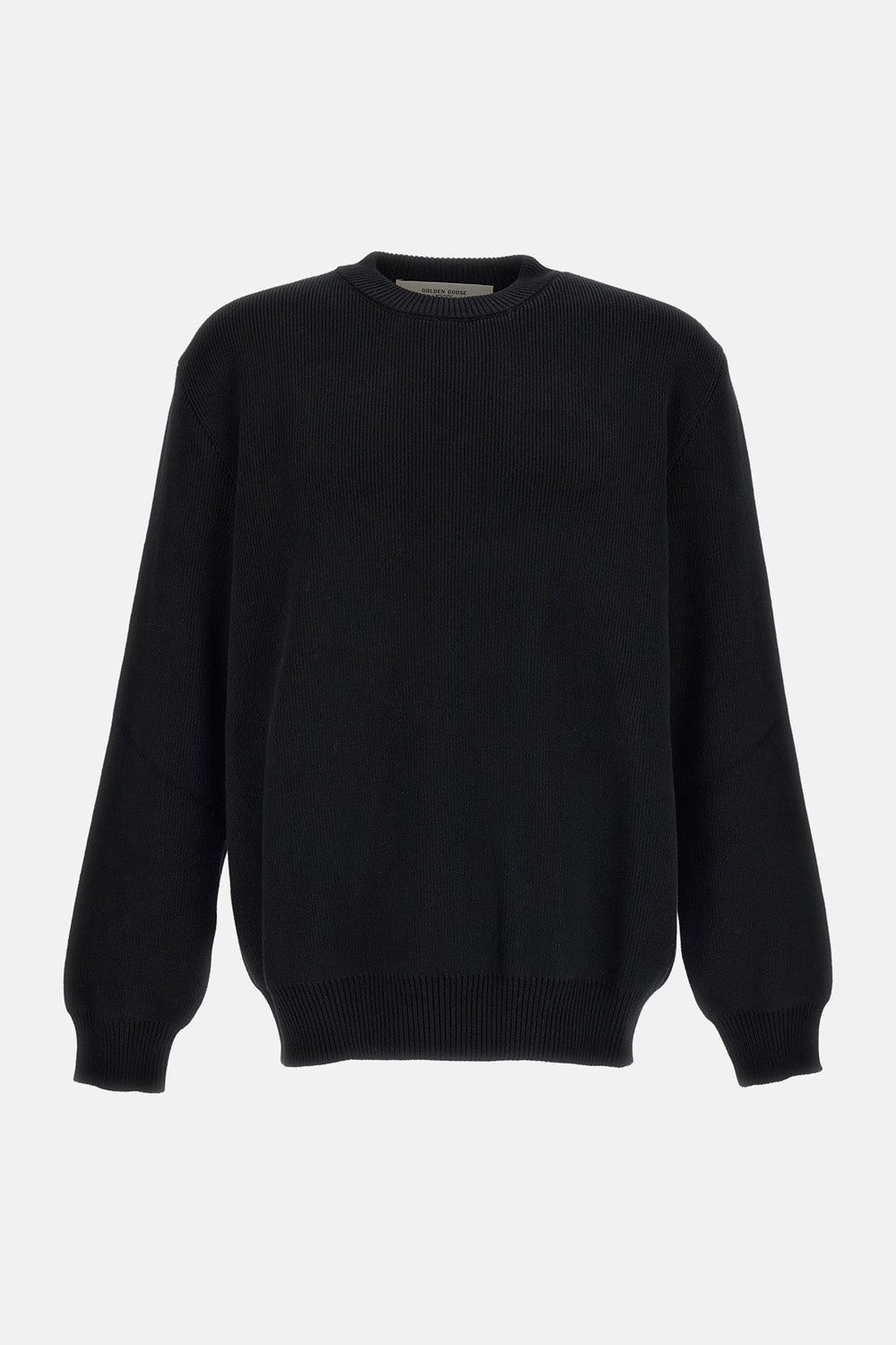 Golden Goose Golden Goose Men Cotton Crewneck Sweater With Logo