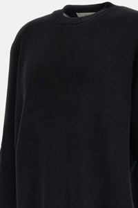 Golden Goose Golden Goose Men Cotton Crewneck Sweater With Logo