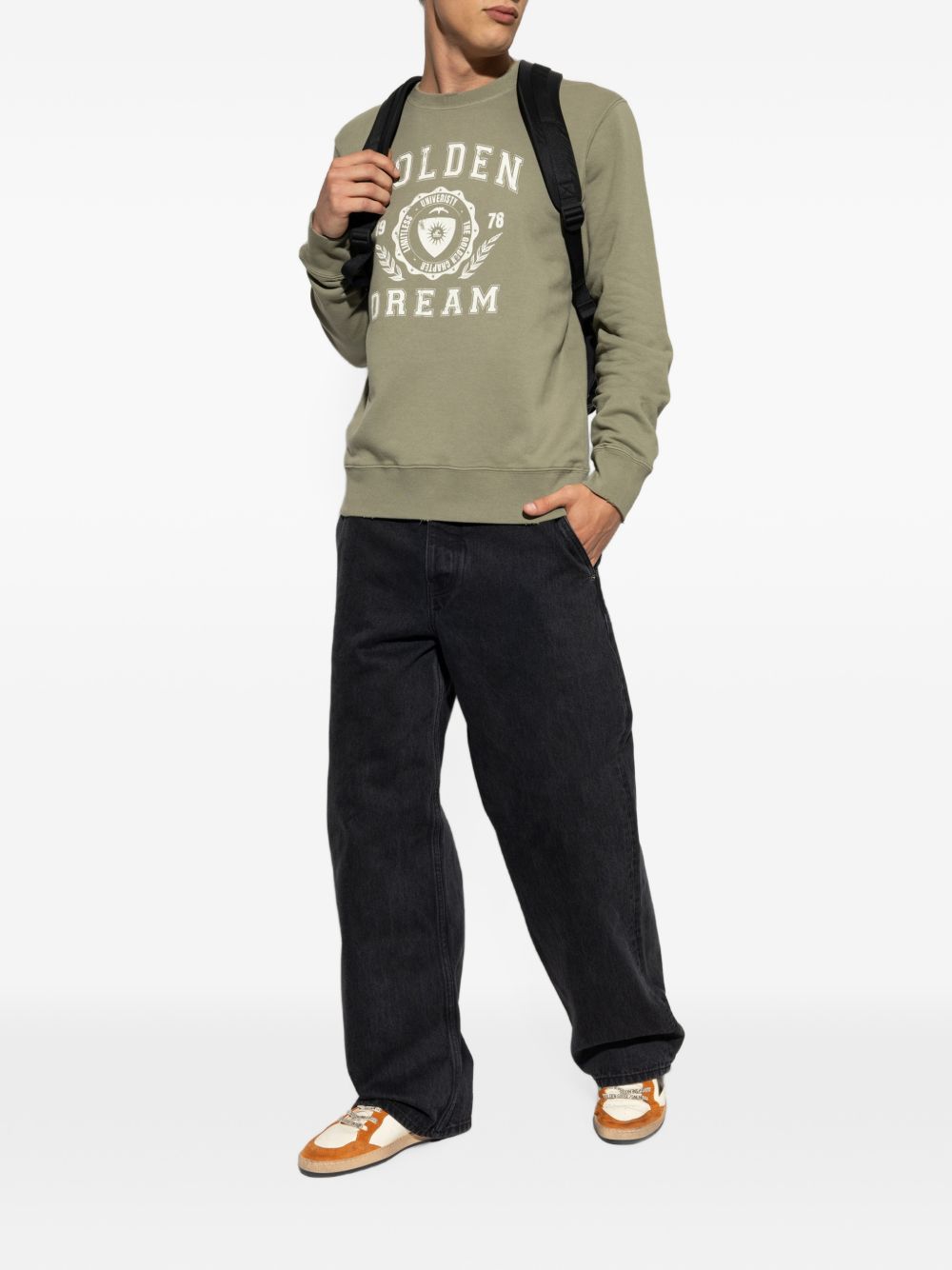 GOLDEN GOOSE Golden Goose Men Logo Cotton Sweatshirt