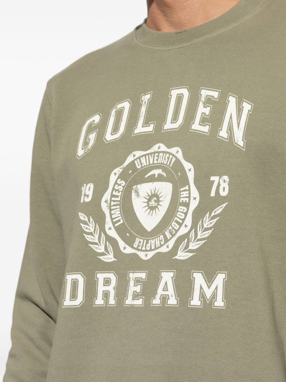 GOLDEN GOOSE Golden Goose Men Logo Cotton Sweatshirt