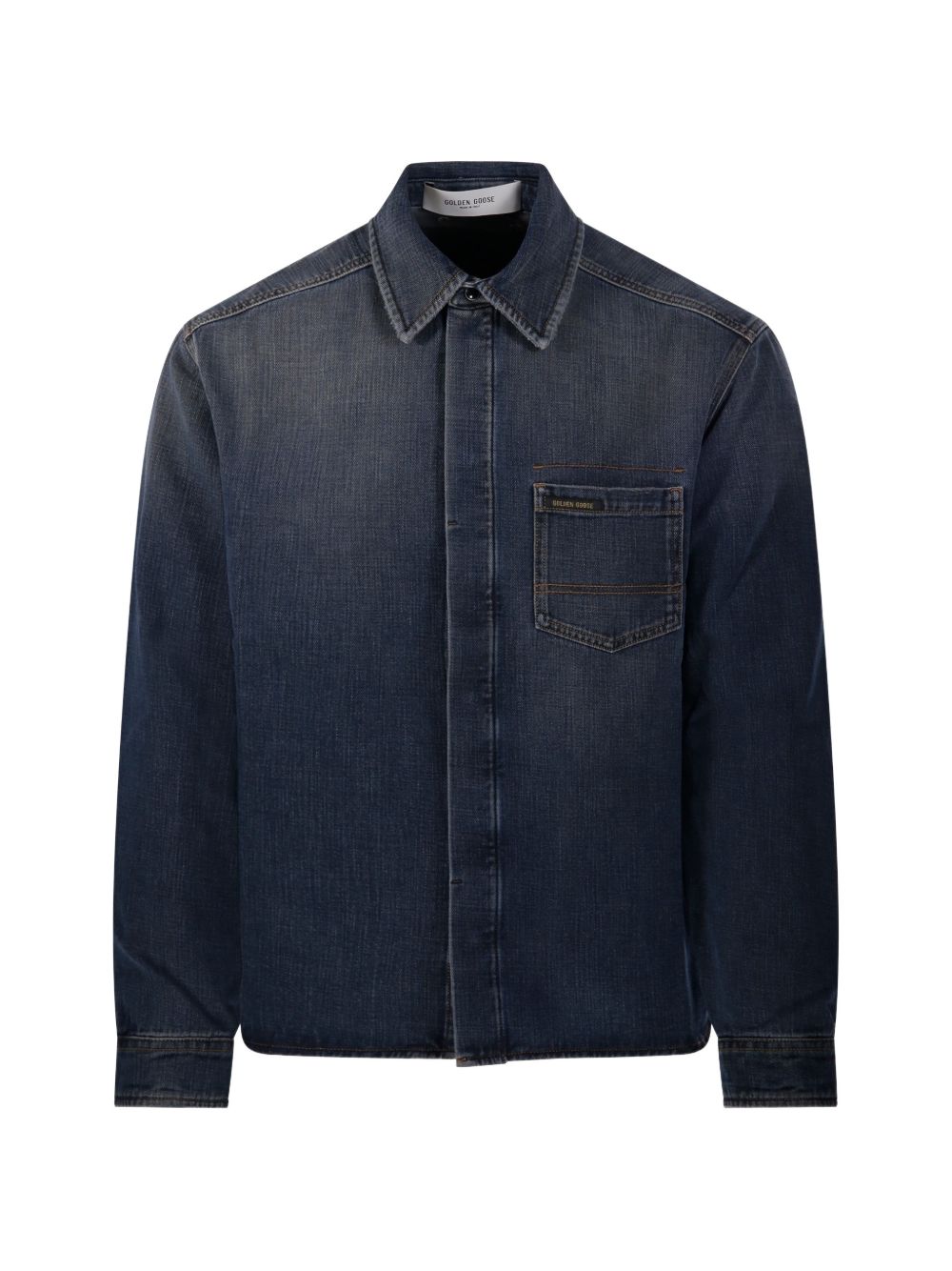 Golden Goose Men Denim Cotton Shirt