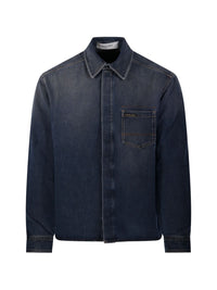 Golden Goose Men Denim Cotton Shirt