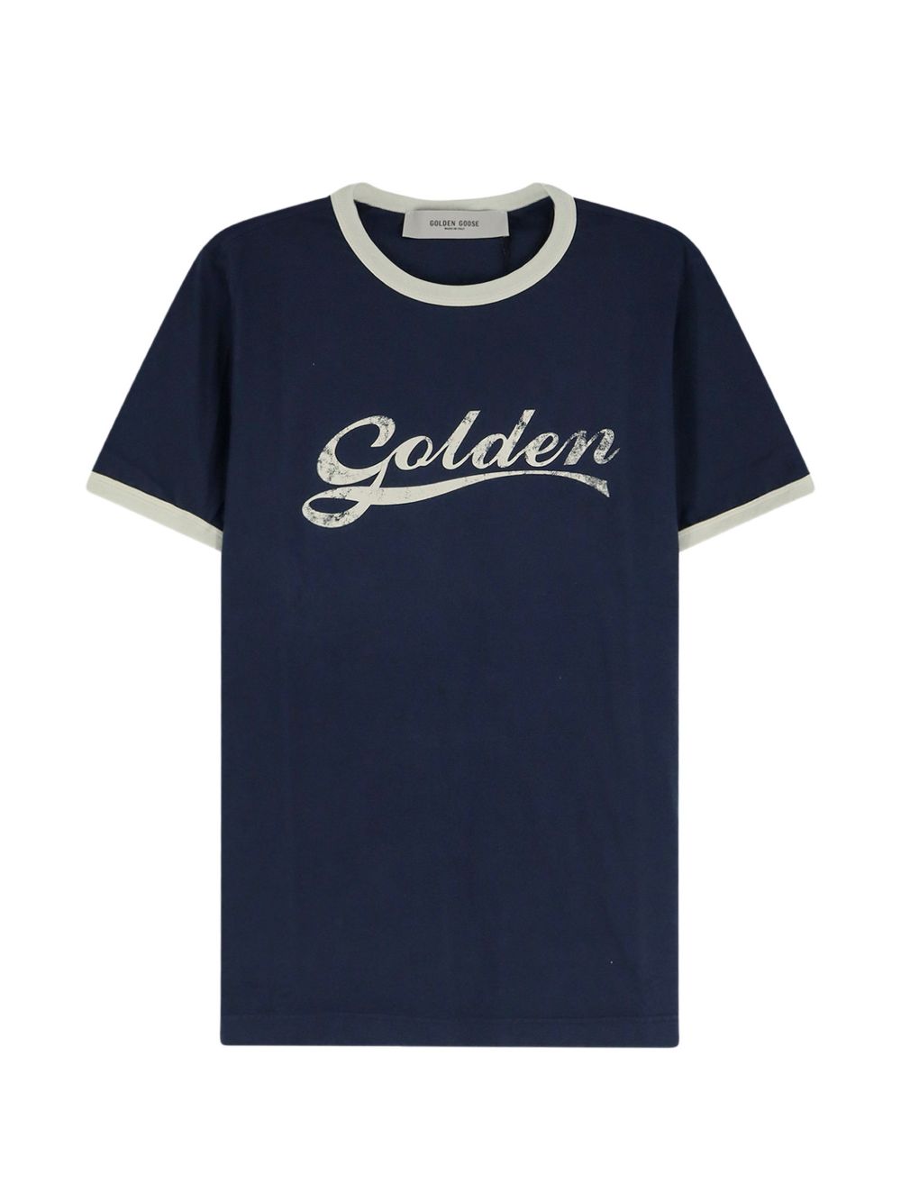 GOLDEN GOOSE Golden Goose Men Logo Cotton T-Shirt