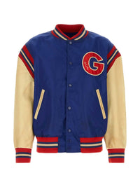 GOLDEN GOOSE Golden Goose Men Patch Detail Nylon Bomber Jacket