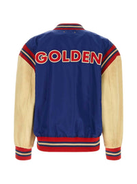 GOLDEN GOOSE Golden Goose Men Patch Detail Nylon Bomber Jacket