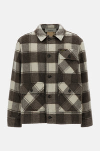 Golden Goose Men Journey Check Boxy Shirt Jacket