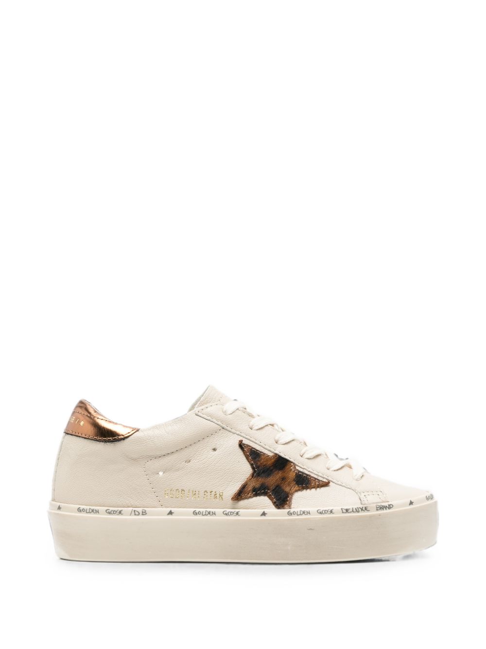 Golden Goose Women Hi Star Leather Sneakers