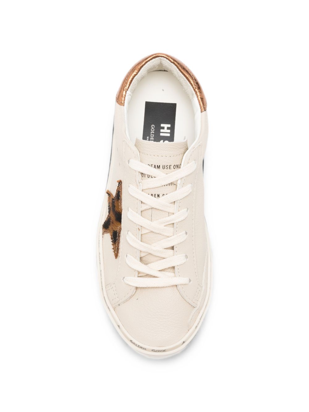 Golden Goose Women Hi Star Leather Sneakers