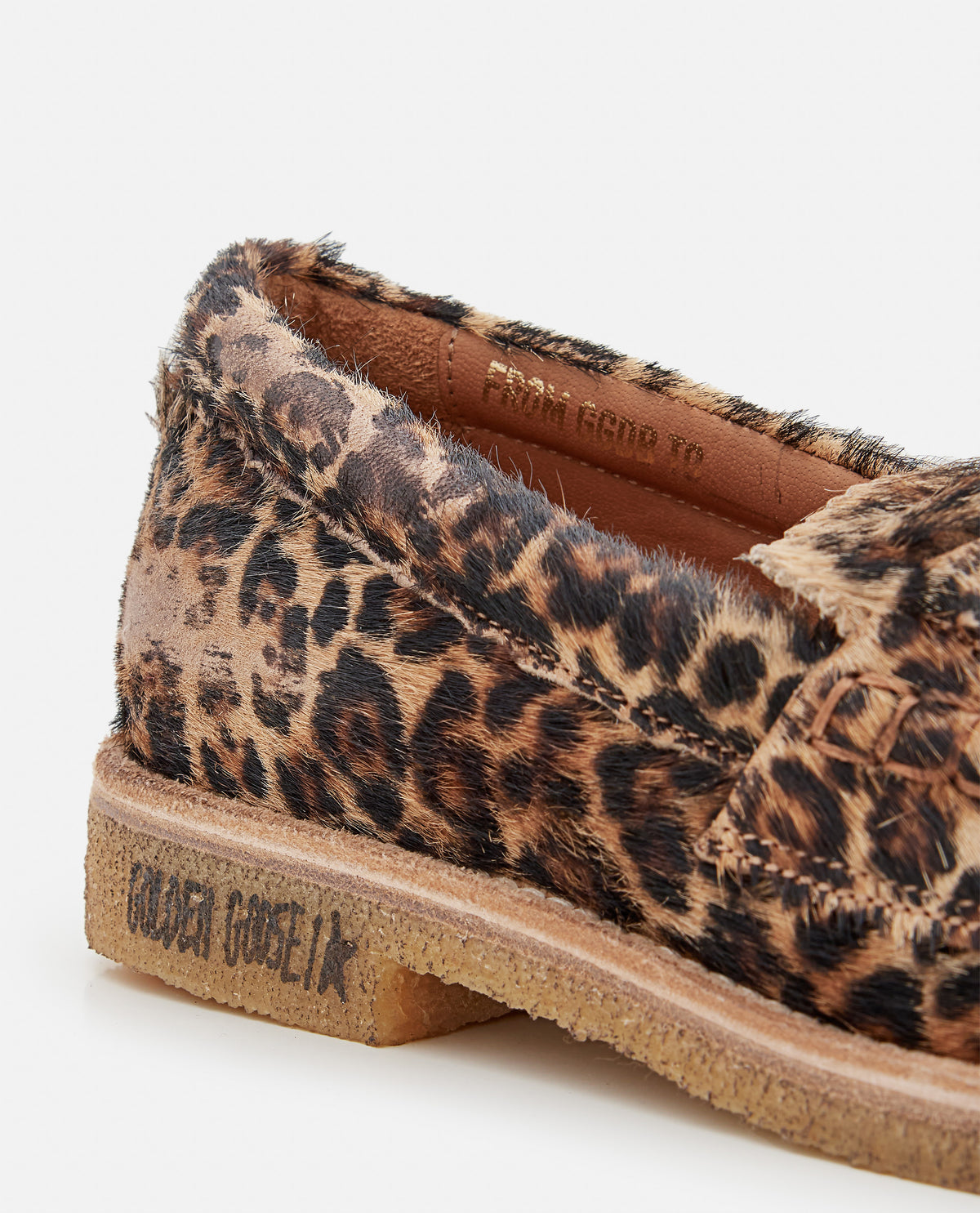 GOLDEN GOOSE Golden Goose Women Jerry Leopard Print Horsy Leather  Loafers
