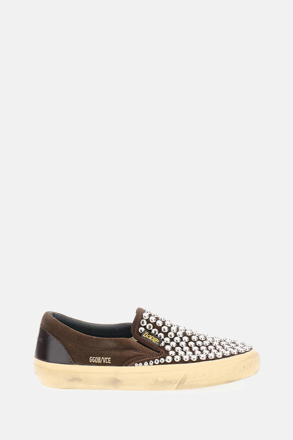 Golden Goose Golden Goose Women Vce Suede Upper With Studs Shiny Leather Spur