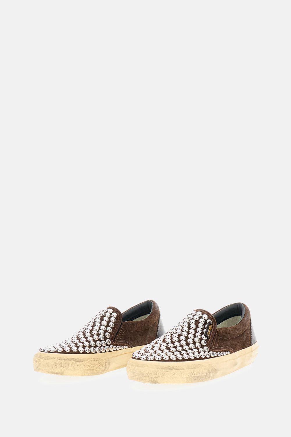 Golden Goose Golden Goose Women Vce Suede Upper With Studs Shiny Leather Spur