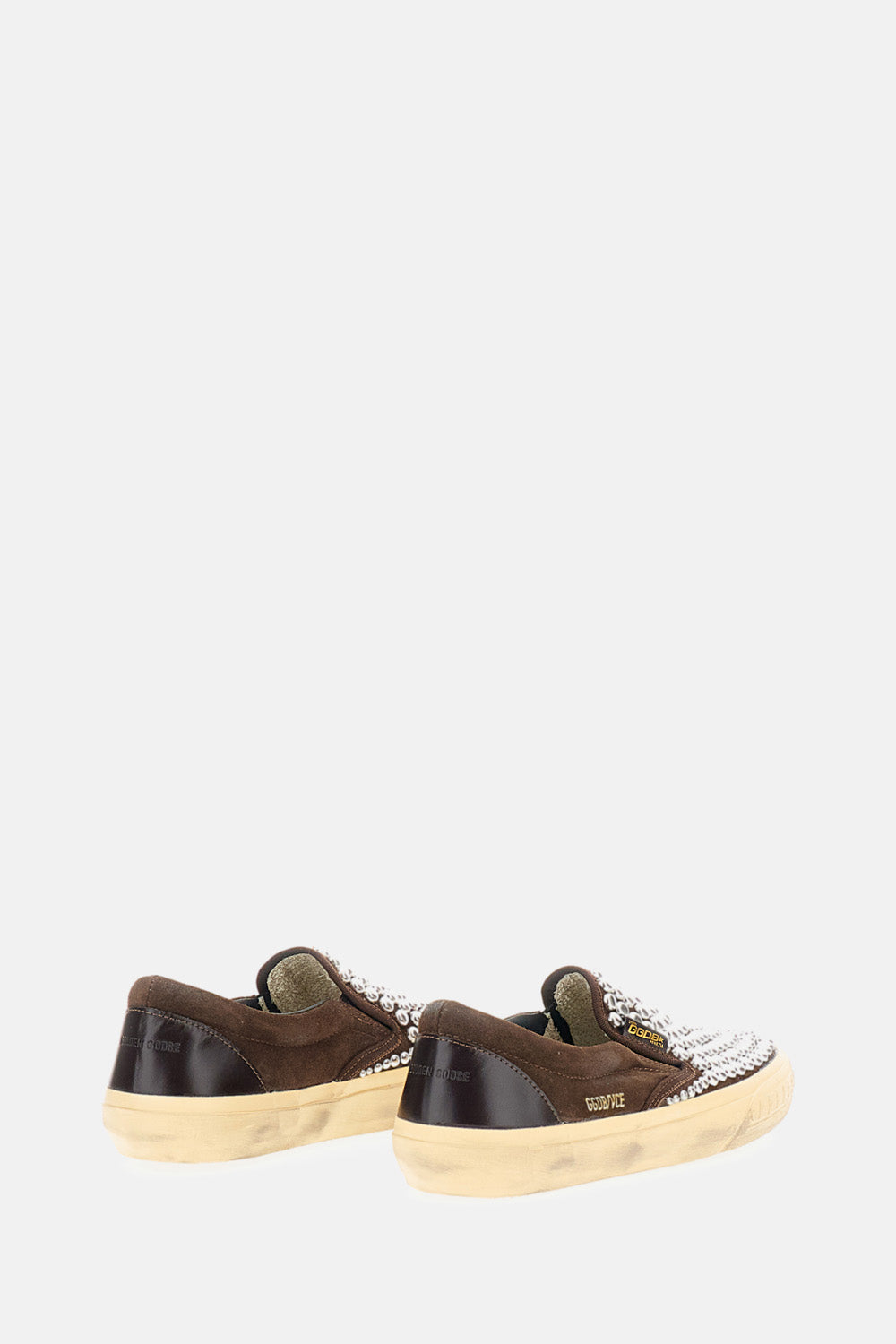 Golden Goose Golden Goose Women Vce Suede Upper With Studs Shiny Leather Spur