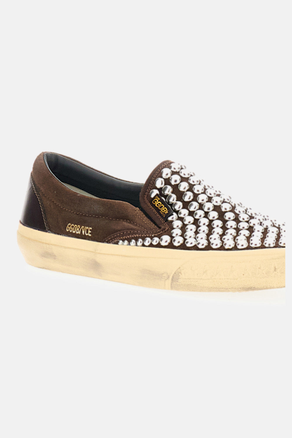 Golden Goose Golden Goose Women Vce Suede Upper With Studs Shiny Leather Spur