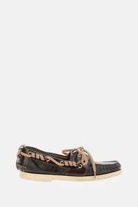 Golden Goose Golden Goose Women Boat Mocassin Wrinkled Leather