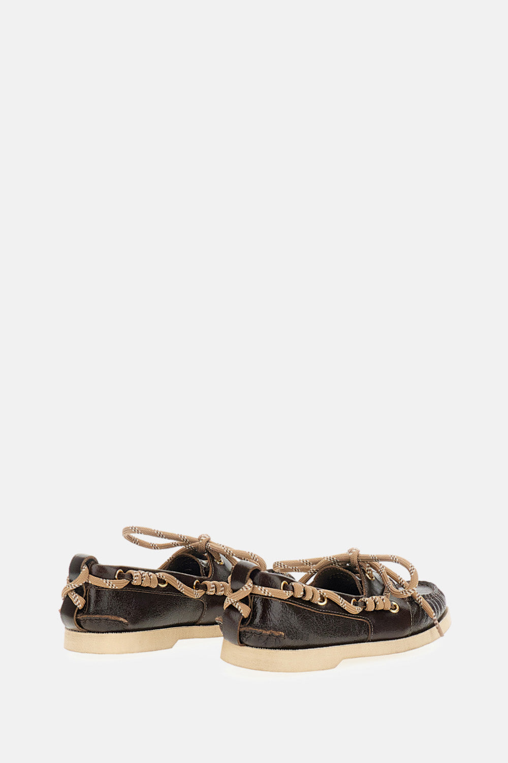 Golden Goose Golden Goose Women Boat Mocassin Wrinkled Leather