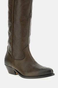 Golden Goose Golden Goose Women Wish Star Embossed Leather Boots